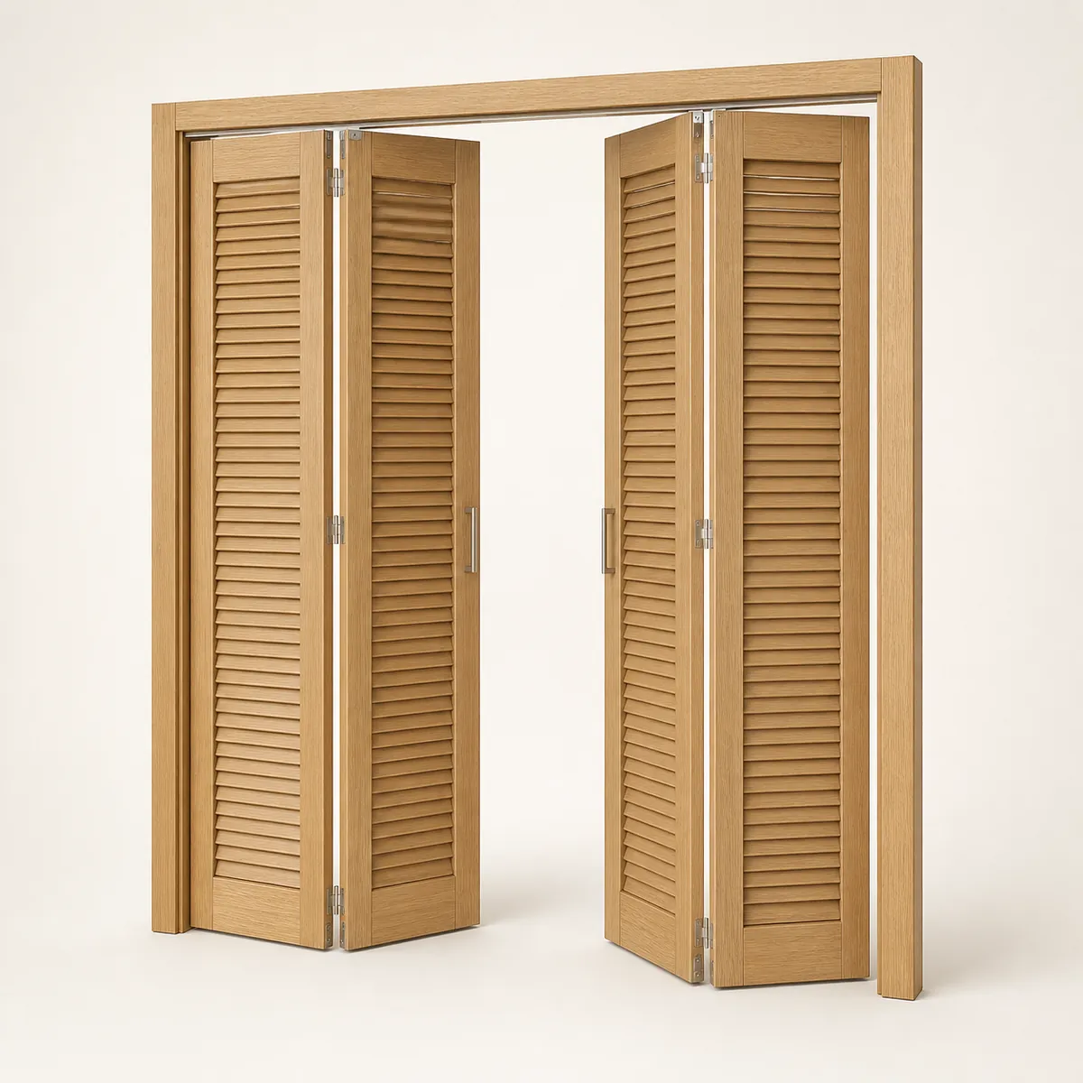 Bifold closet doorset, the real-world character this definition is written to capture