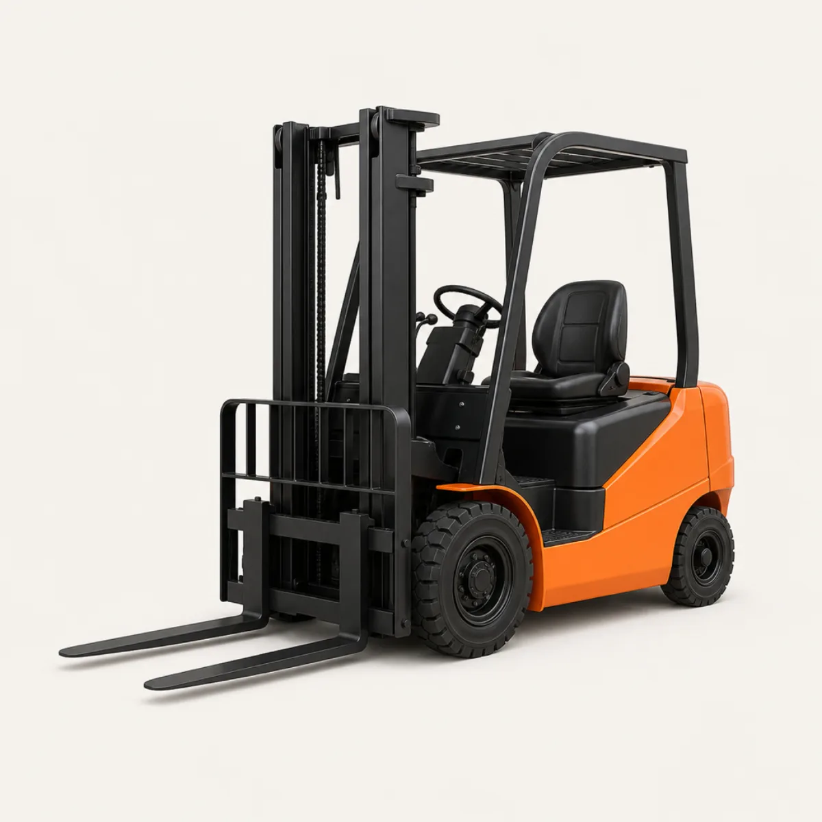 Counterbalance forklift, the real-world character this definition is written to capture