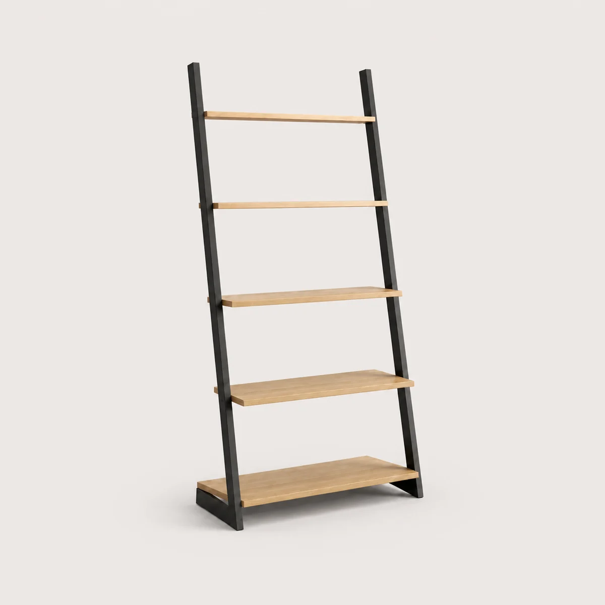 Ladder open bookshelf, the real-world character this definition is written to capture