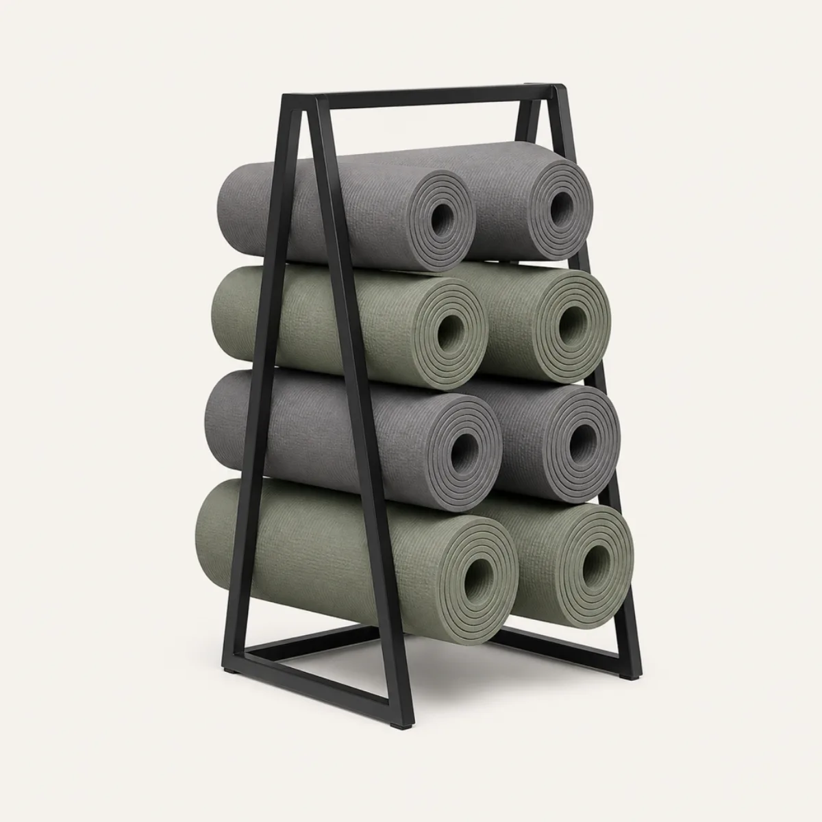Mat stack, shown as a photorealistic visual reference