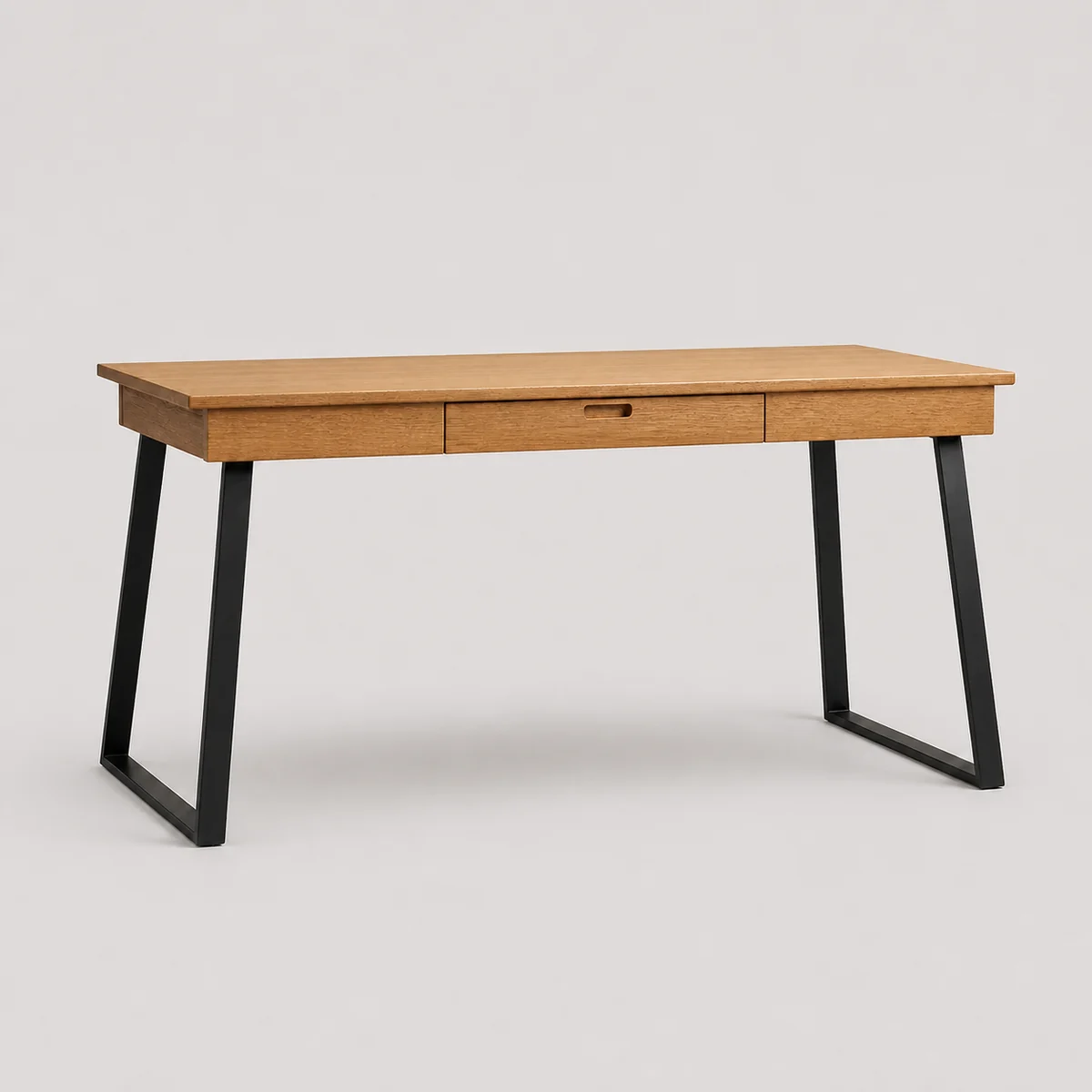 Oak trestle writing desk, the real-world character this definition is written to capture