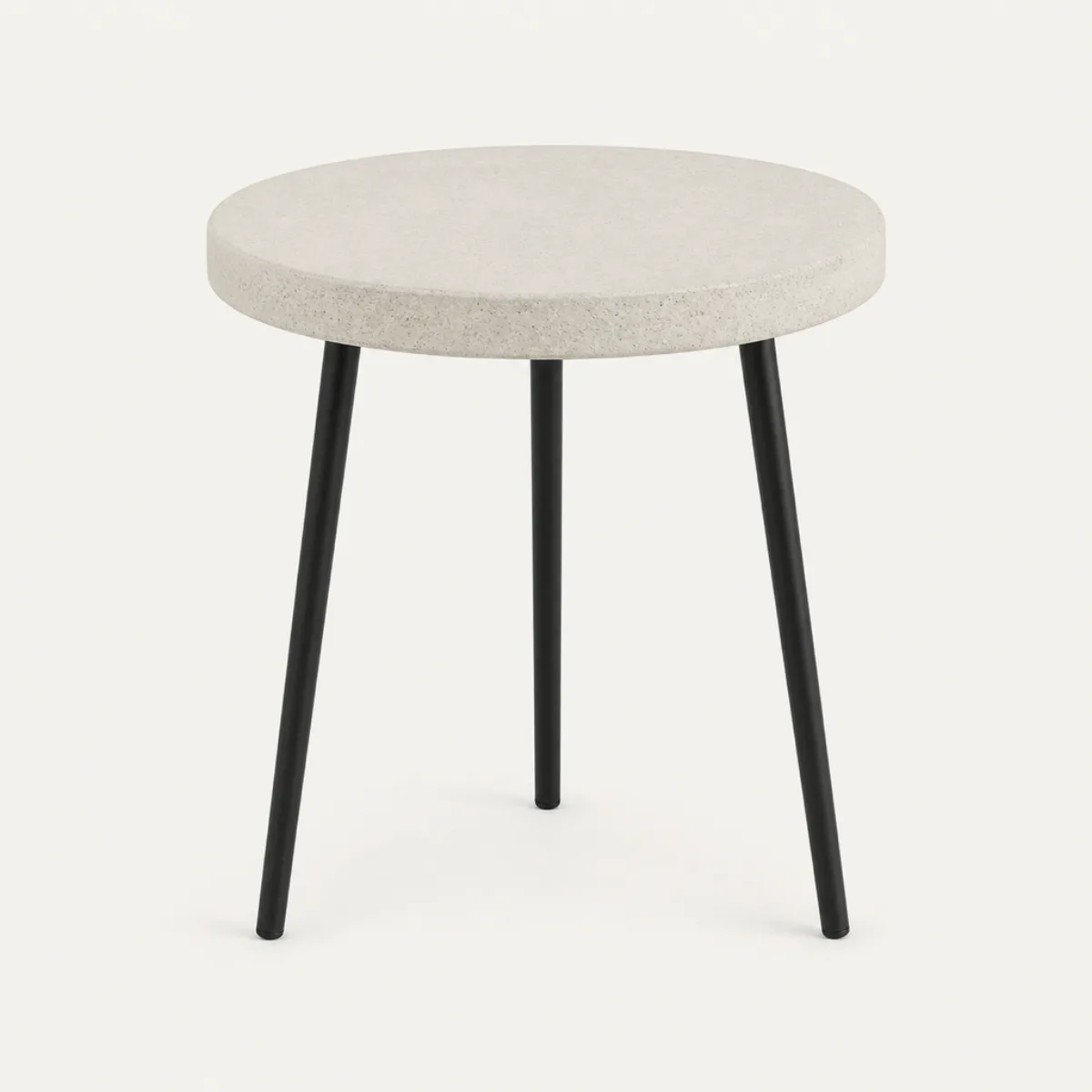 Outdoor side table, the real-world character this definition is written to capture