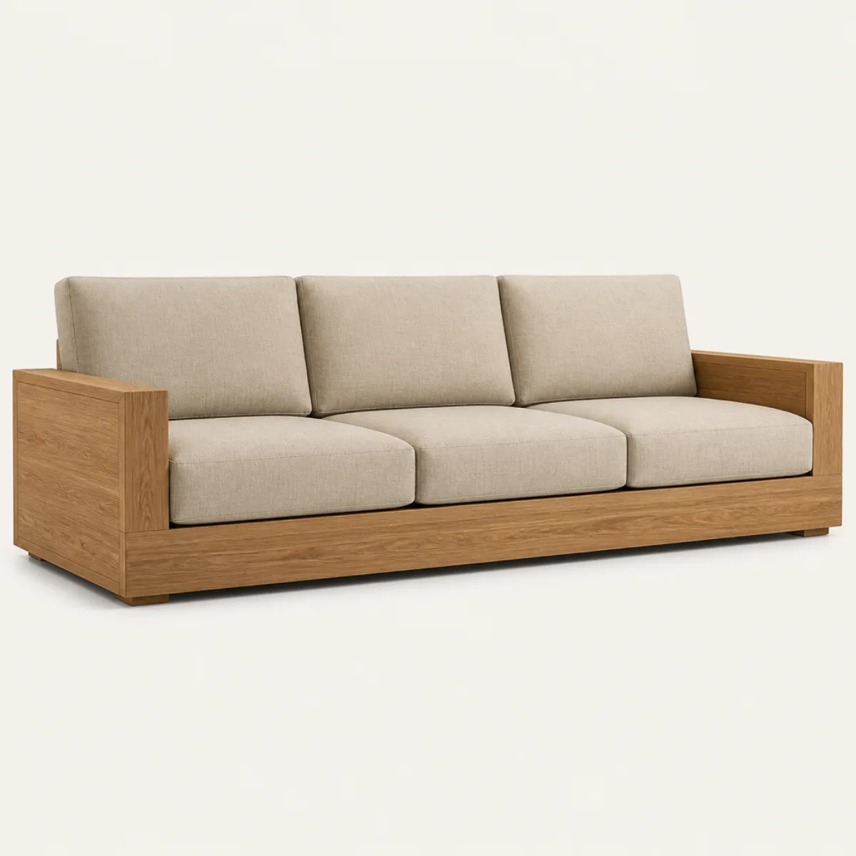 Outdoor sofa, the real-world character this definition is written to capture