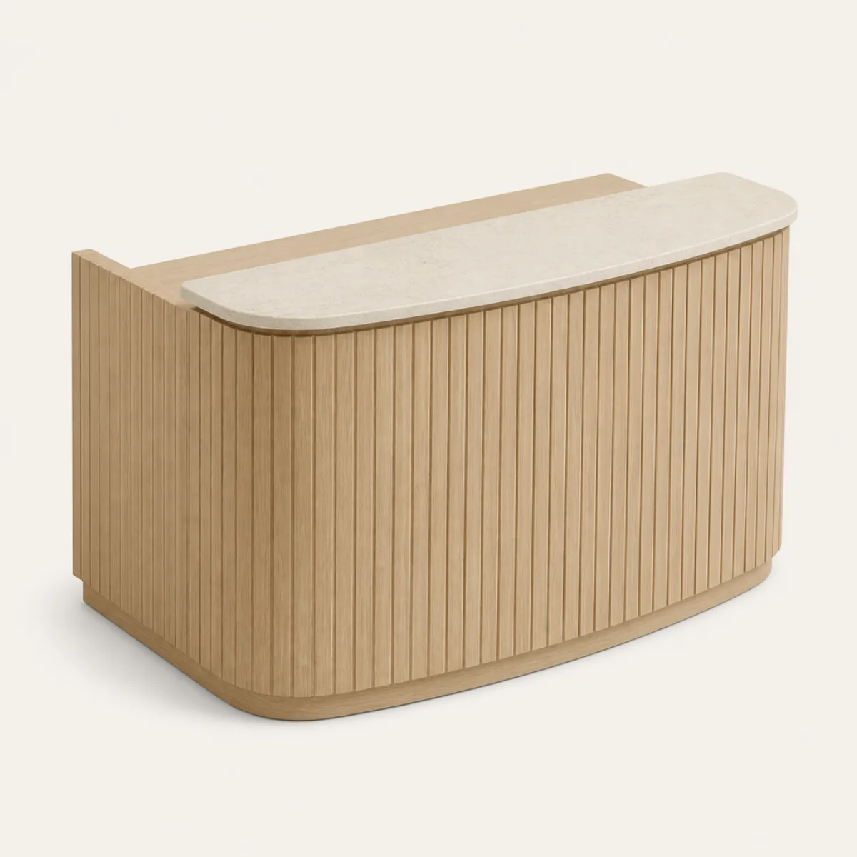 Reception desk, the real-world character this definition is written to capture