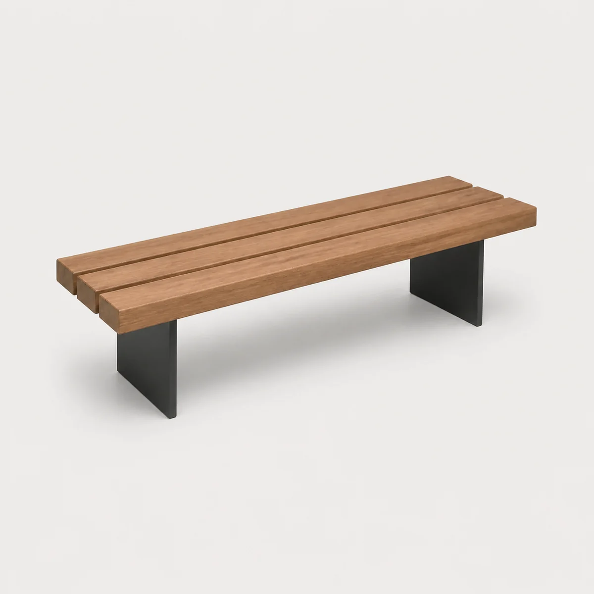 Slat bench, the real-world character this definition is written to capture