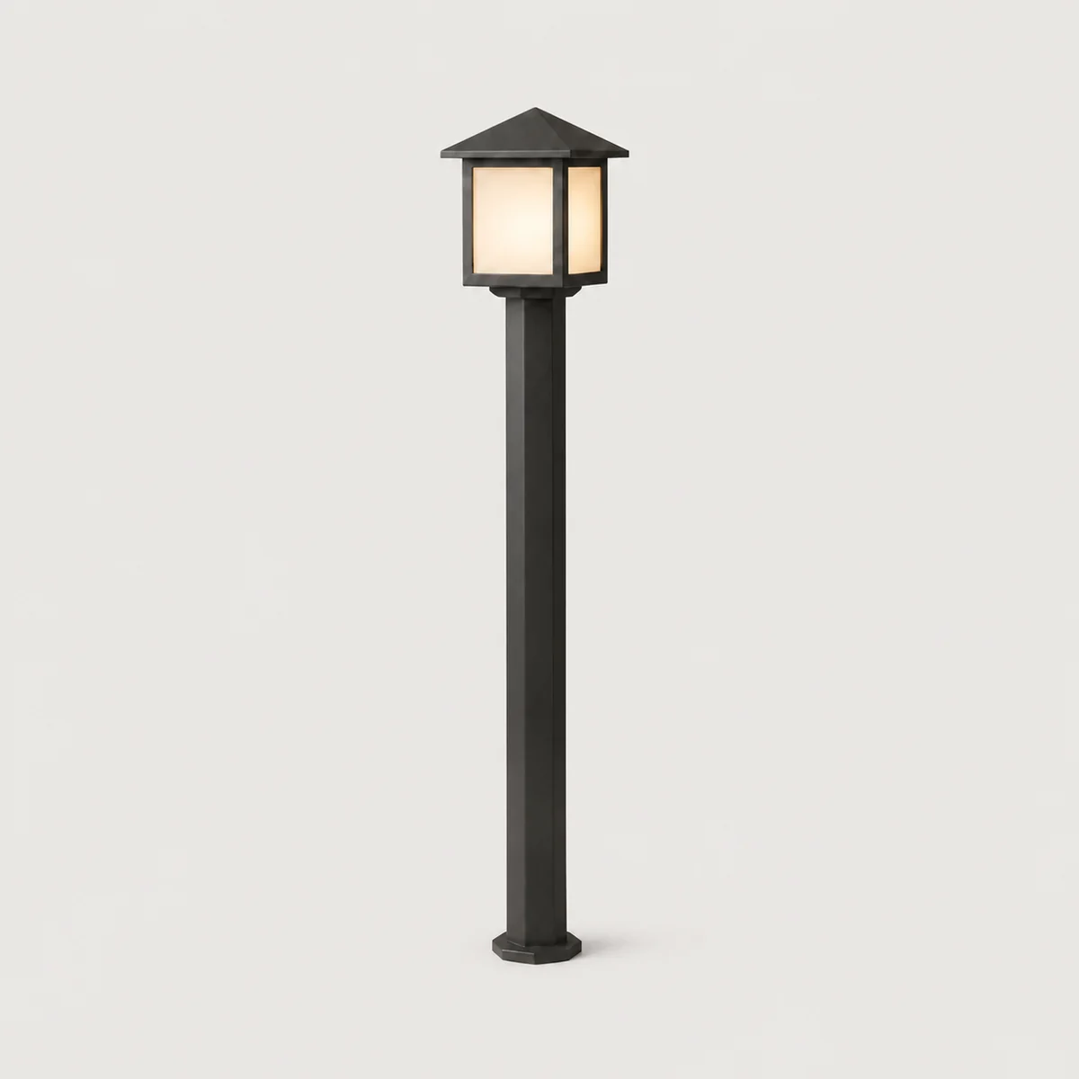 Square pedestrian lantern, the real-world character this definition is written to capture